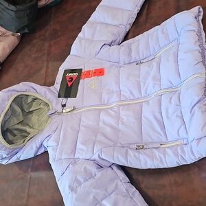 Gerry Kids' Jersey Lined Jacket Purple with Zipper Pockets sz 6